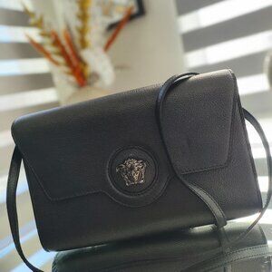 Versace Chrome Silver Bag